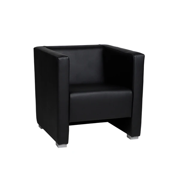 Fotel Barbados czarny z regulowaną wysokością siedziska