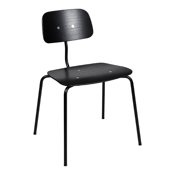 Krzesło Kevi czarne W53*D51*H79 cm SH47 cm