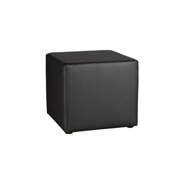 Lounge-cube Barbados czarny W45×D45×H41 cm SH41 cm