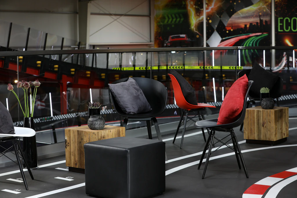 Lounge-cube Barbados czarny W45×D45×H41 cm SH41 cm