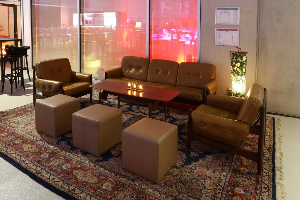 Lounge-cube Havanna karmelowy W45×D45×H41 cm SH41 cm