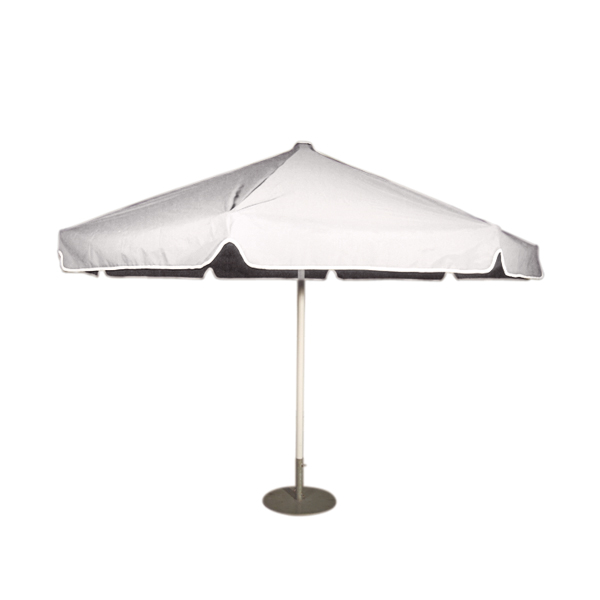 Ogromny parasol słoneczny biały Ø350 cm