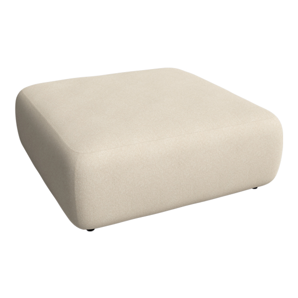 Siedzisko wypoczynkowe Plus kremowe L94×W94×H40 cm