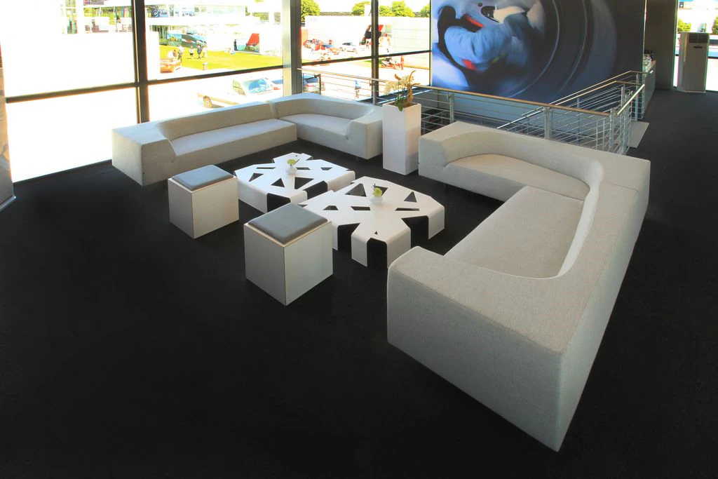 Sofa Bora Bora (lewa) kremowo-szara W210*D90*H61 cm Wysokość siedziska 39 cm