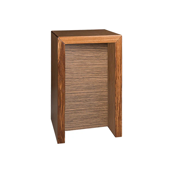 Stół barowy Monte Carlo bridgetable zebrano W70*D70*H108 cm