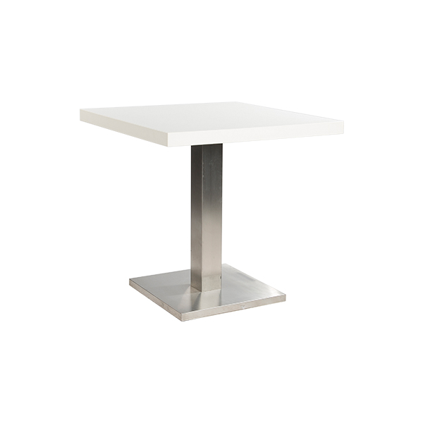 Stół bistro Ibiza biały W80*D80*H78 cm