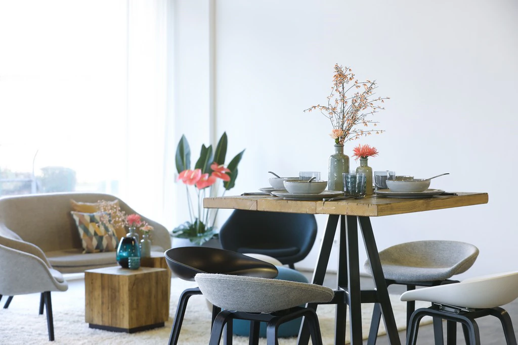 Stół wysoki Bristol Bornholm W80*D80*H110 cm