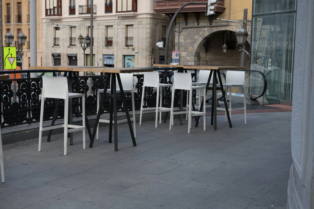 Stół wysoki Bristol Bornholm W80*D80*H110 cm