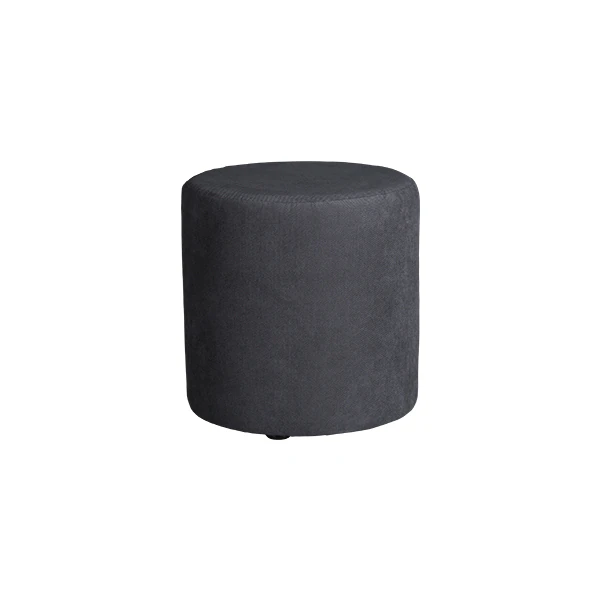 Stołek wypoczynkowy Ontario z tkaniny w kolorze szarym