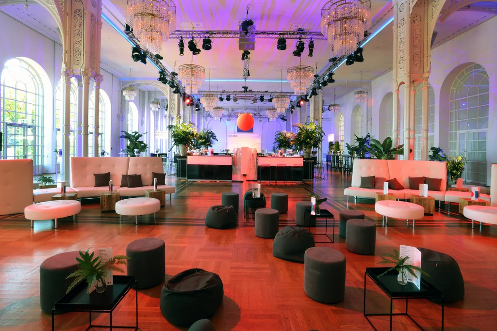 Stołek wypoczynkowy Ontario z tkaniny w kolorze szarym